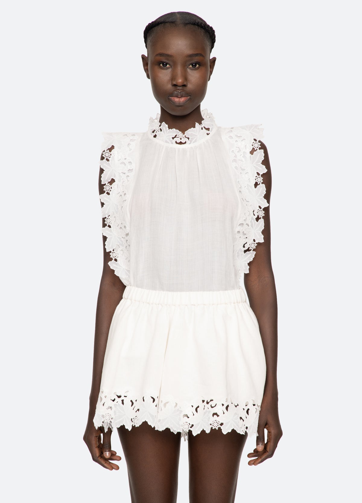 white-eleannora top-front view - 8