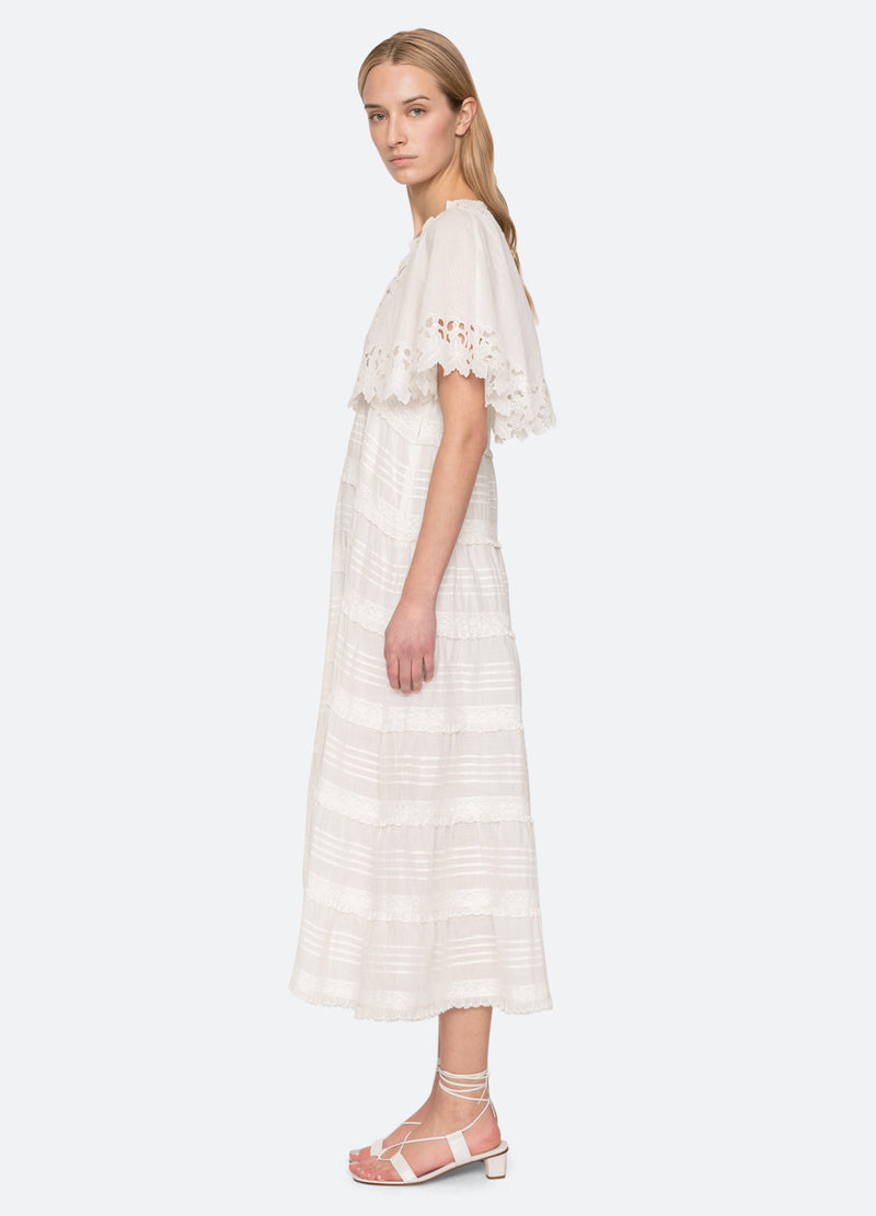 white-eleannora dress-side view - 5