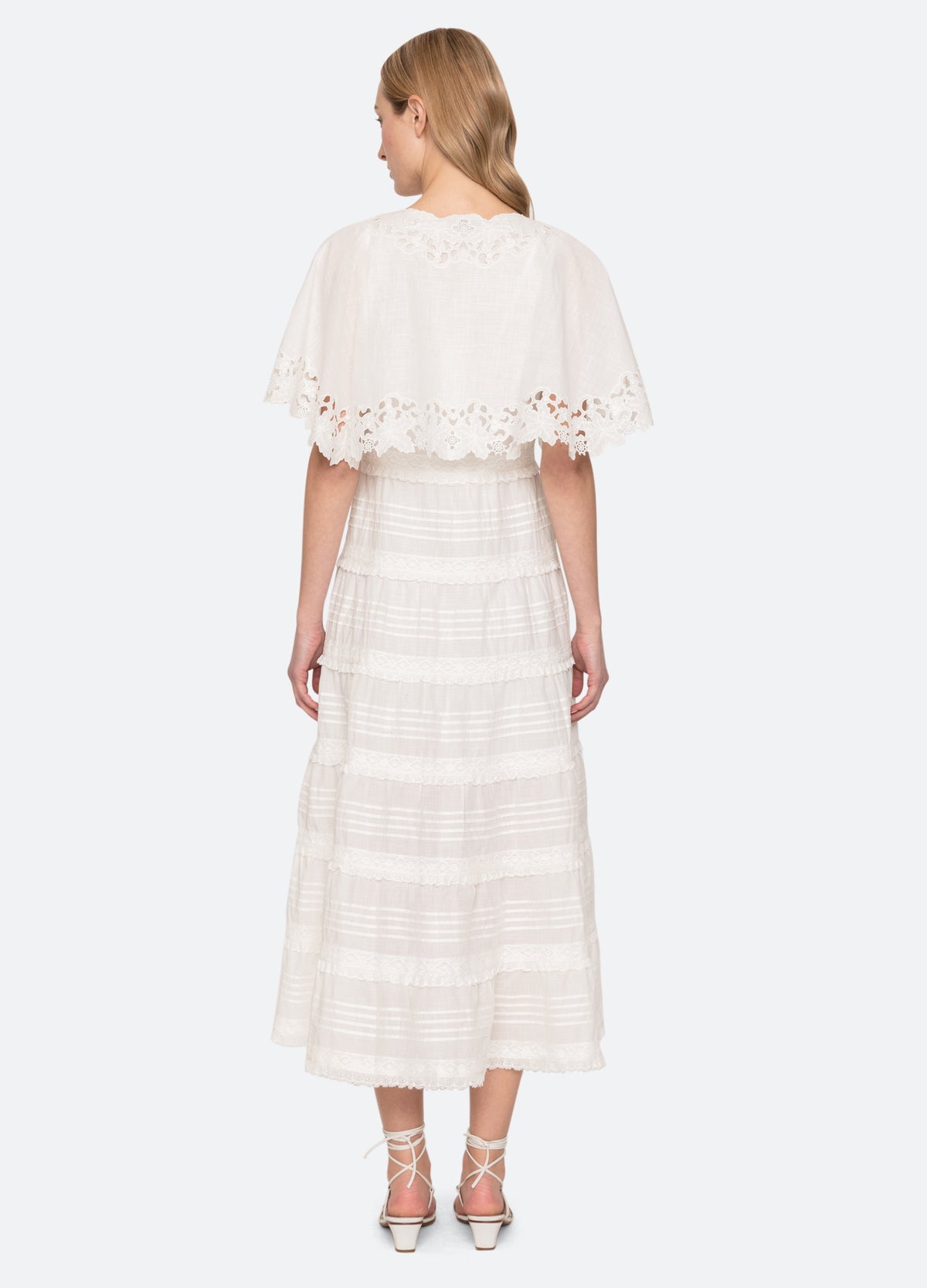 white-eleannora dress-back view - 4