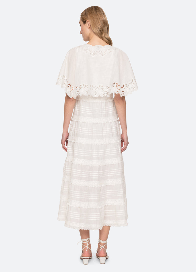 white-eleannora dress-back view - 4