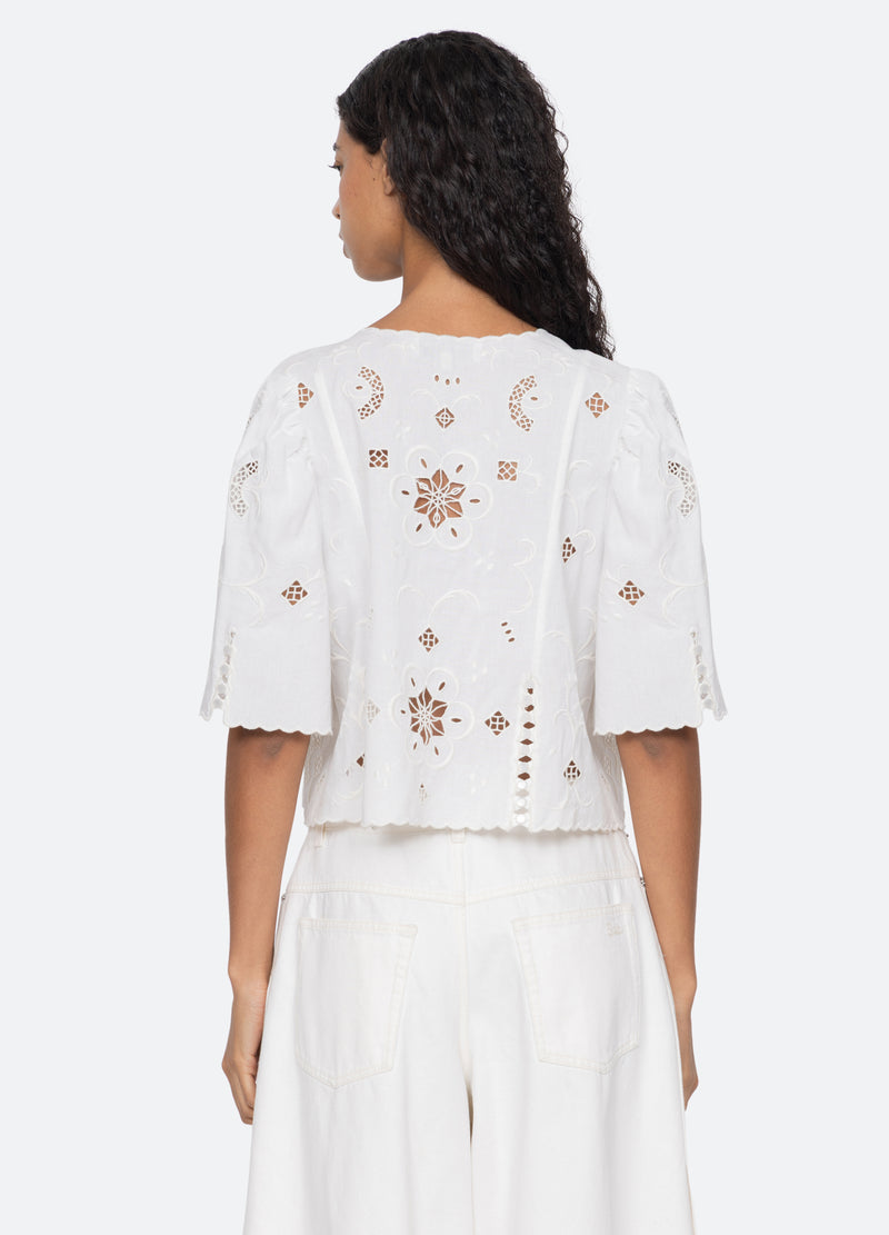 white-gardener top-back view - 2