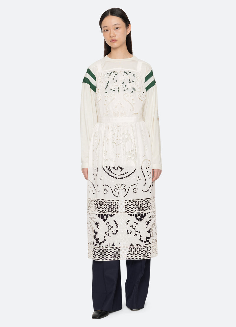 embroidered apron dress Embroidered Apron Dress For Women