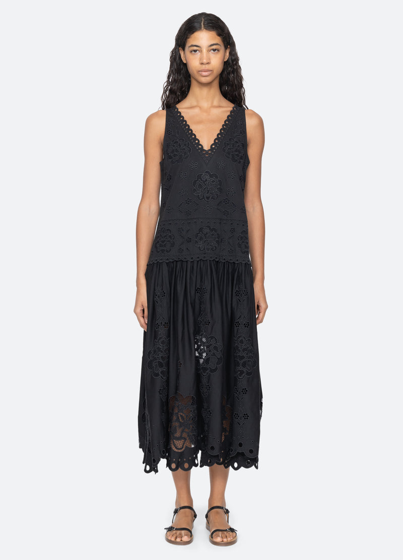 black-gardener dress-front view 2 - 6