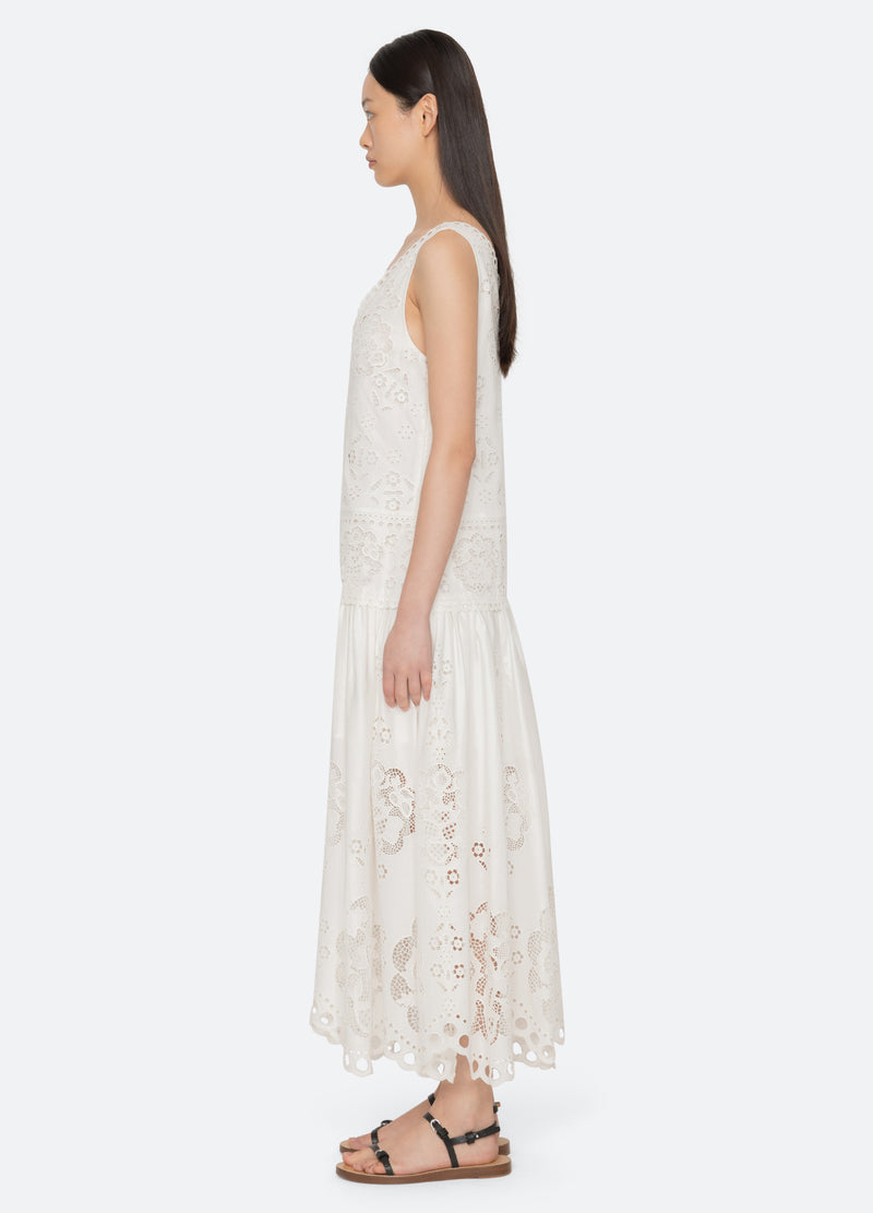 white-gardener dress-side view - 12