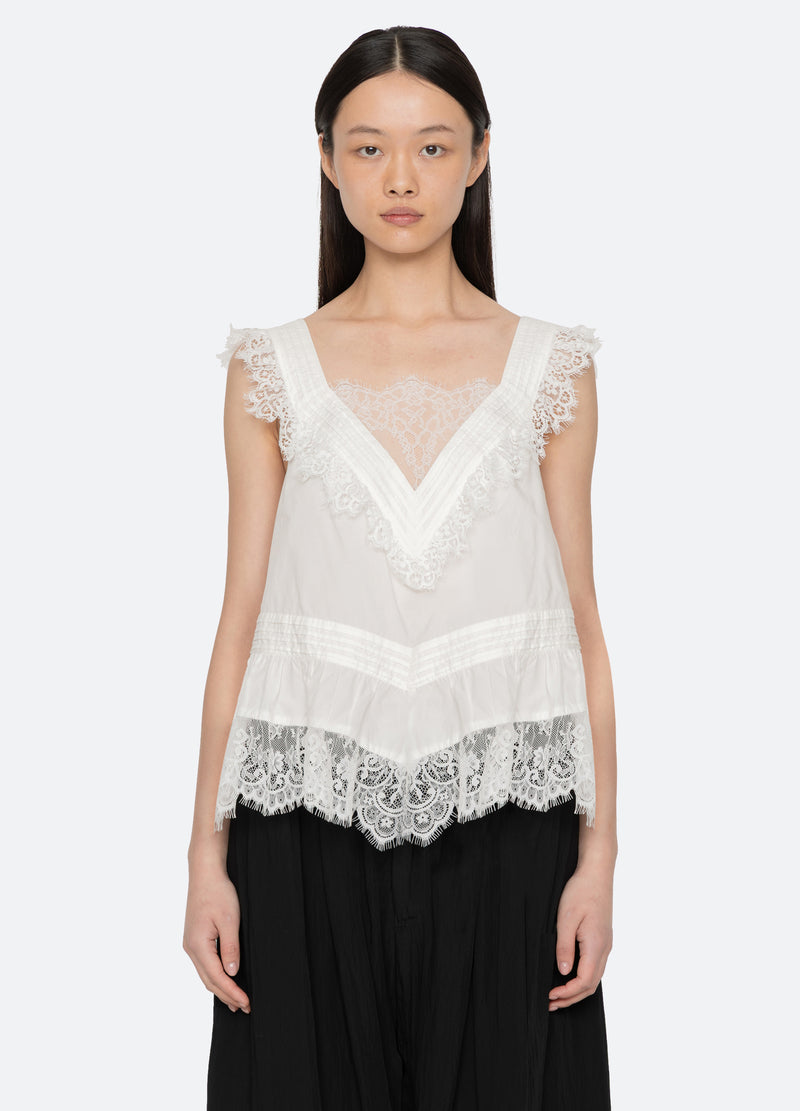 white-hilda top-front view - 2