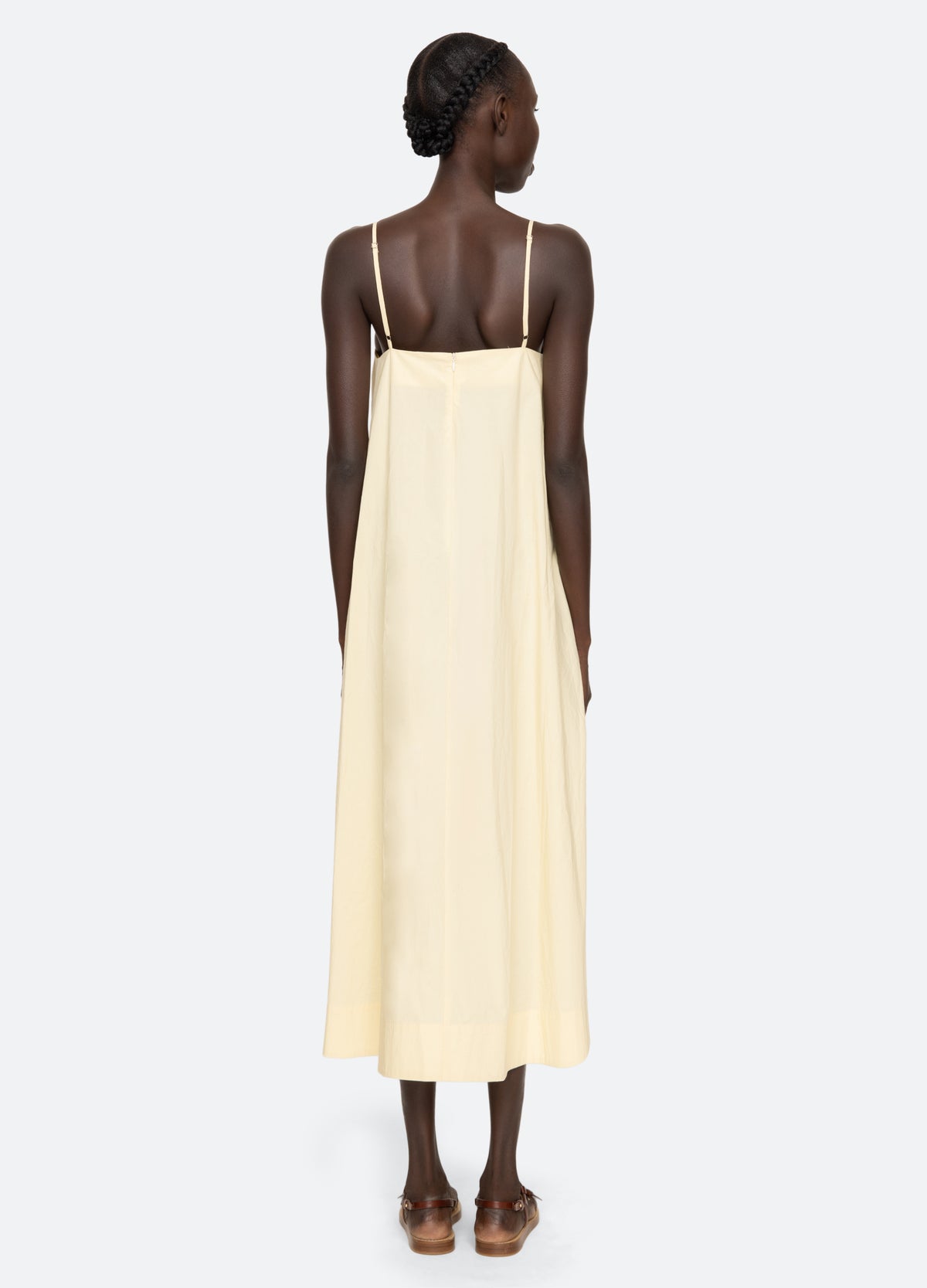 yellow-lisette dress-back view - 3