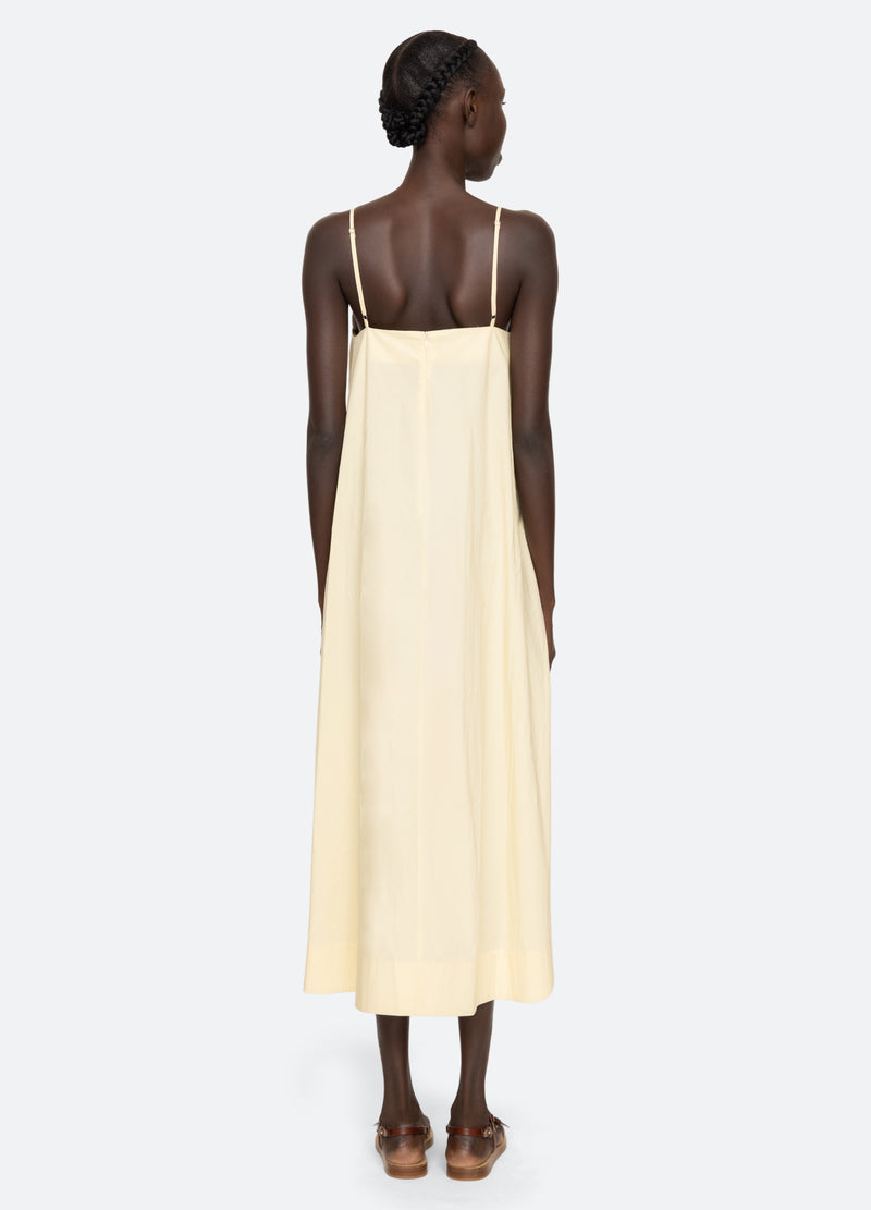 yellow-lisette dress-back view - 3