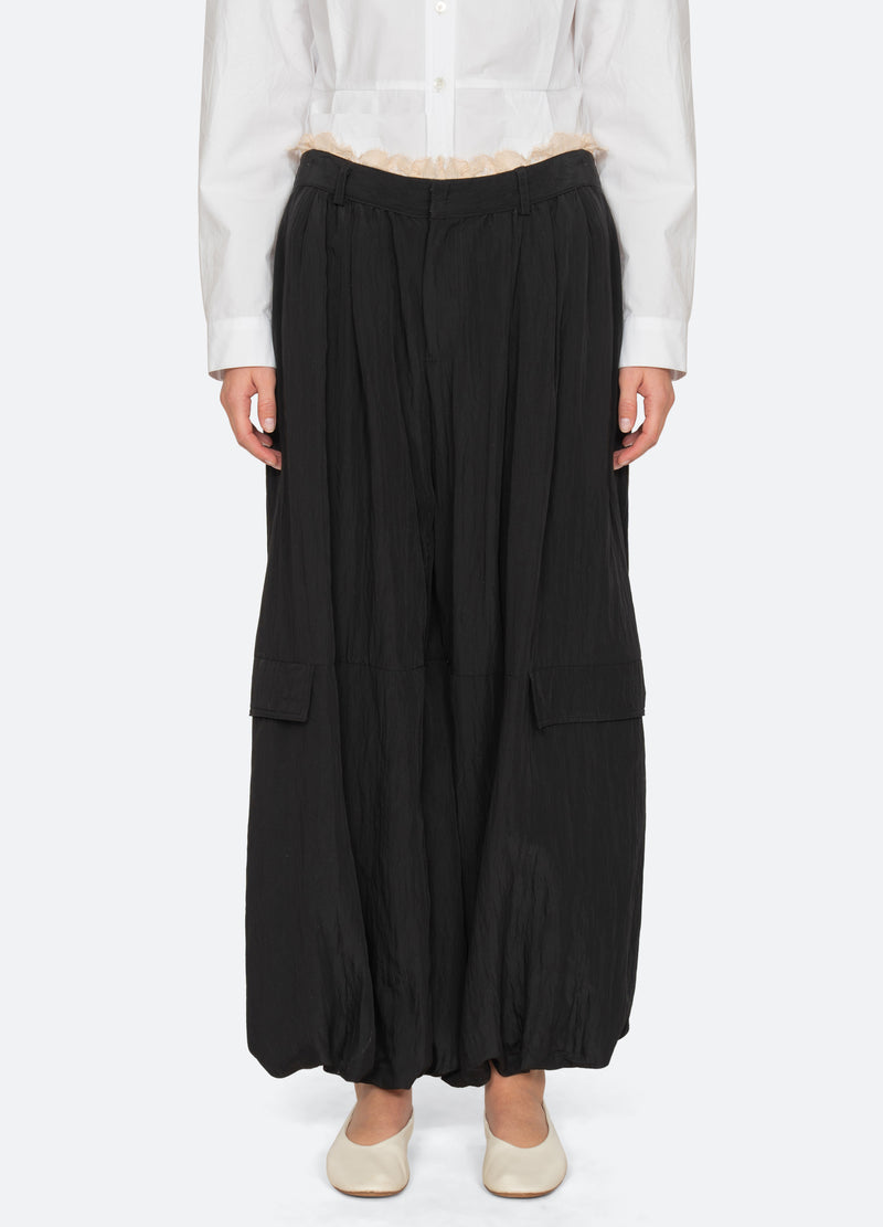 black-lisette pants-front view - 1
