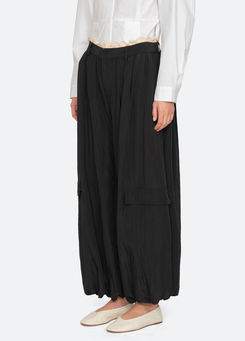 black-lisette pants-three quarter view - 6