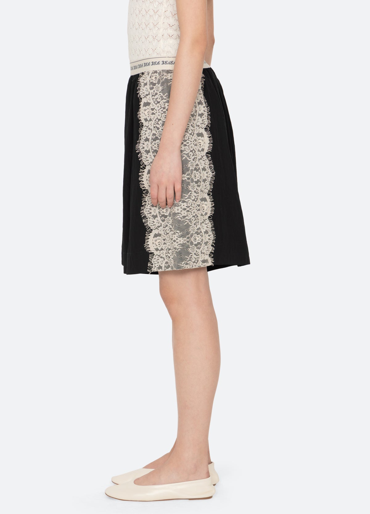 black-lisette shorts-side view - 4