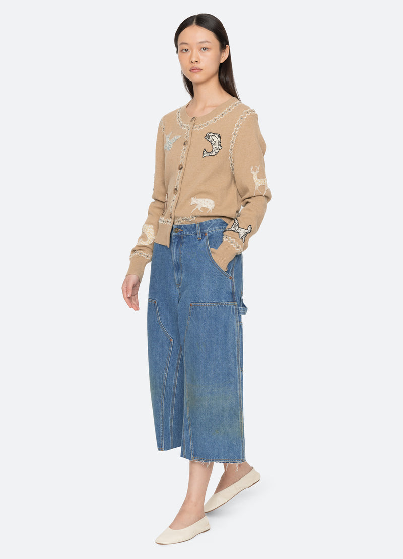 blue-milene carpenter jeans-full body view - 6