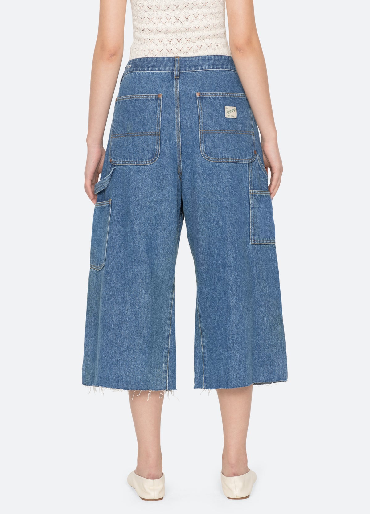blue-milene carpenter jeans-back view - 3