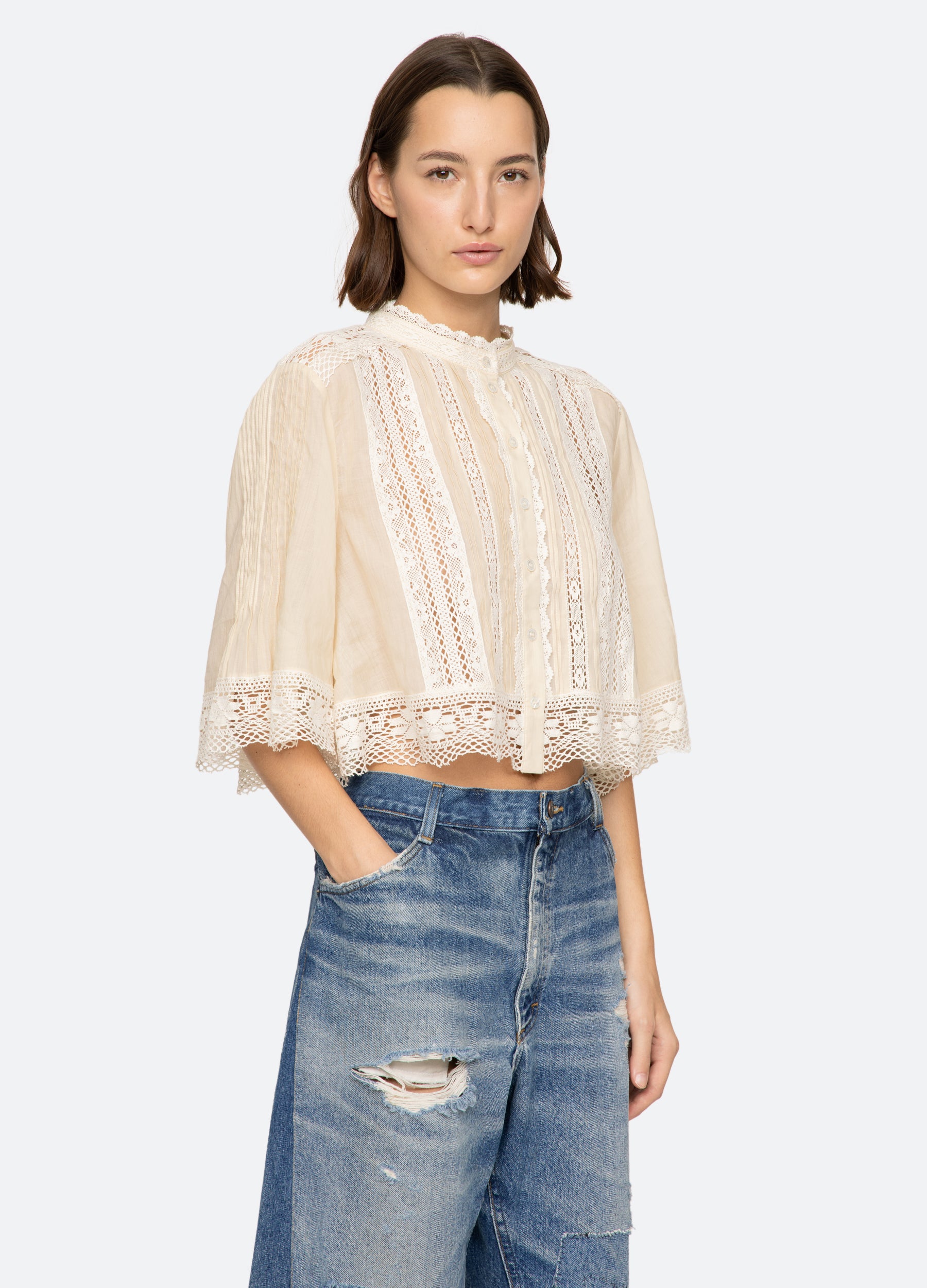 Pippa S/S Top – Sea, New York