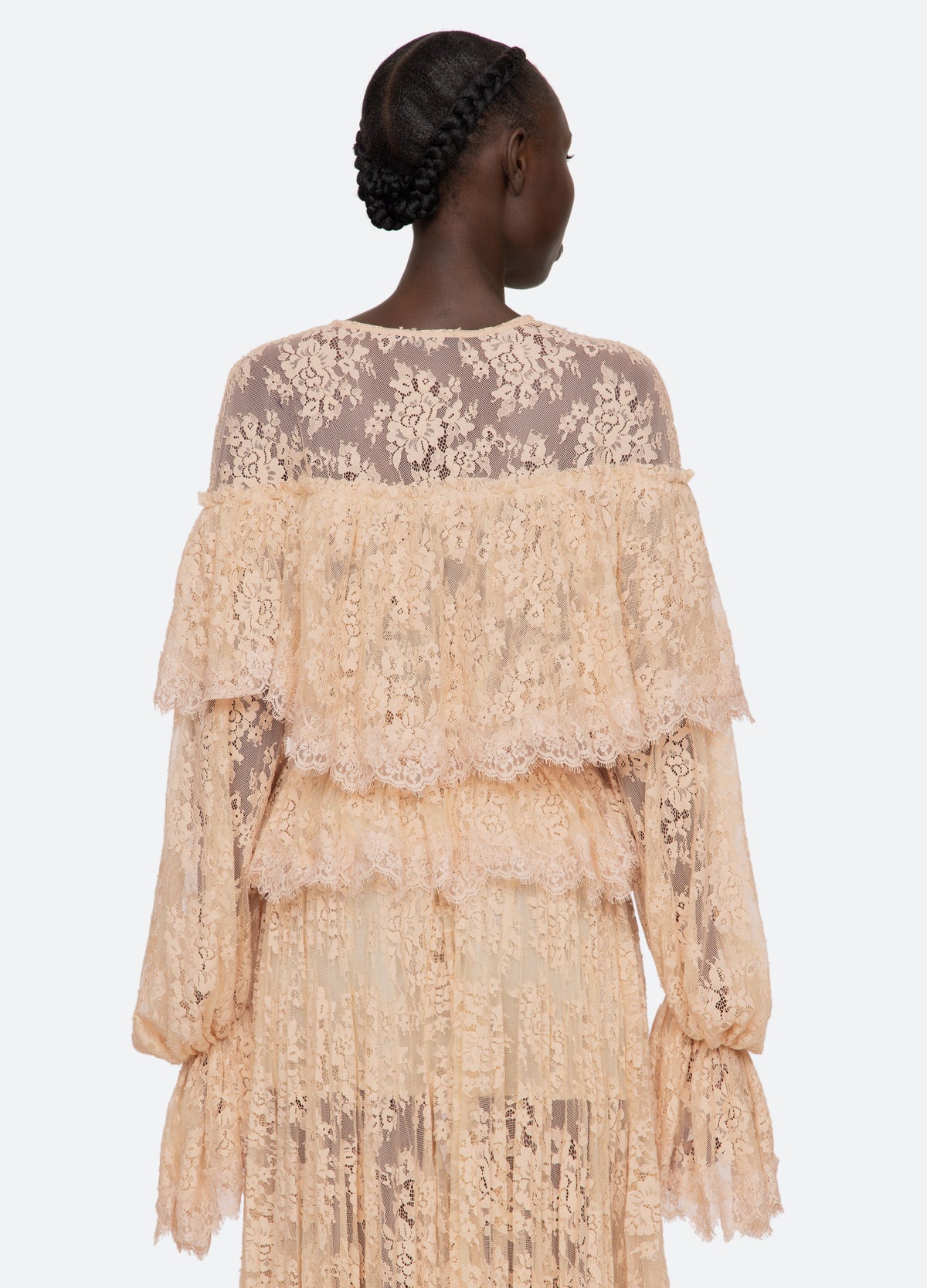 khaki-sharleen l/s top-back view - 2