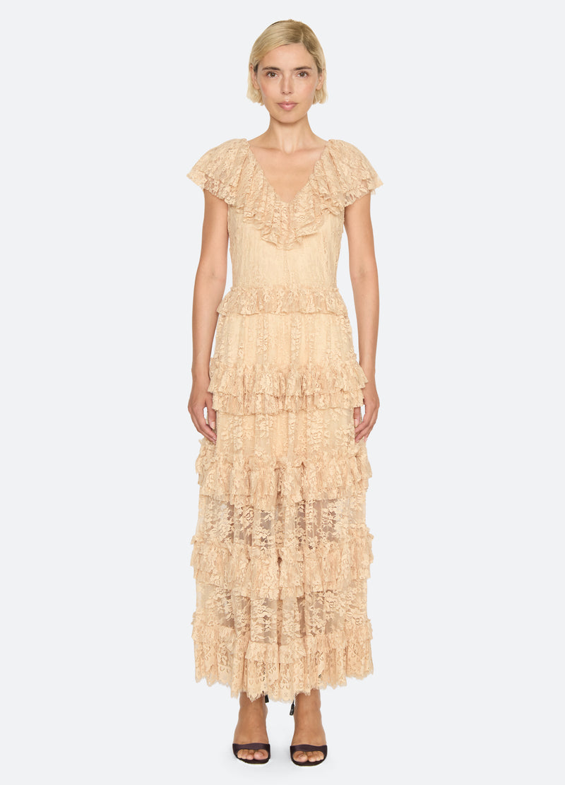 khaki-sharleen dress-front view 2 - 15