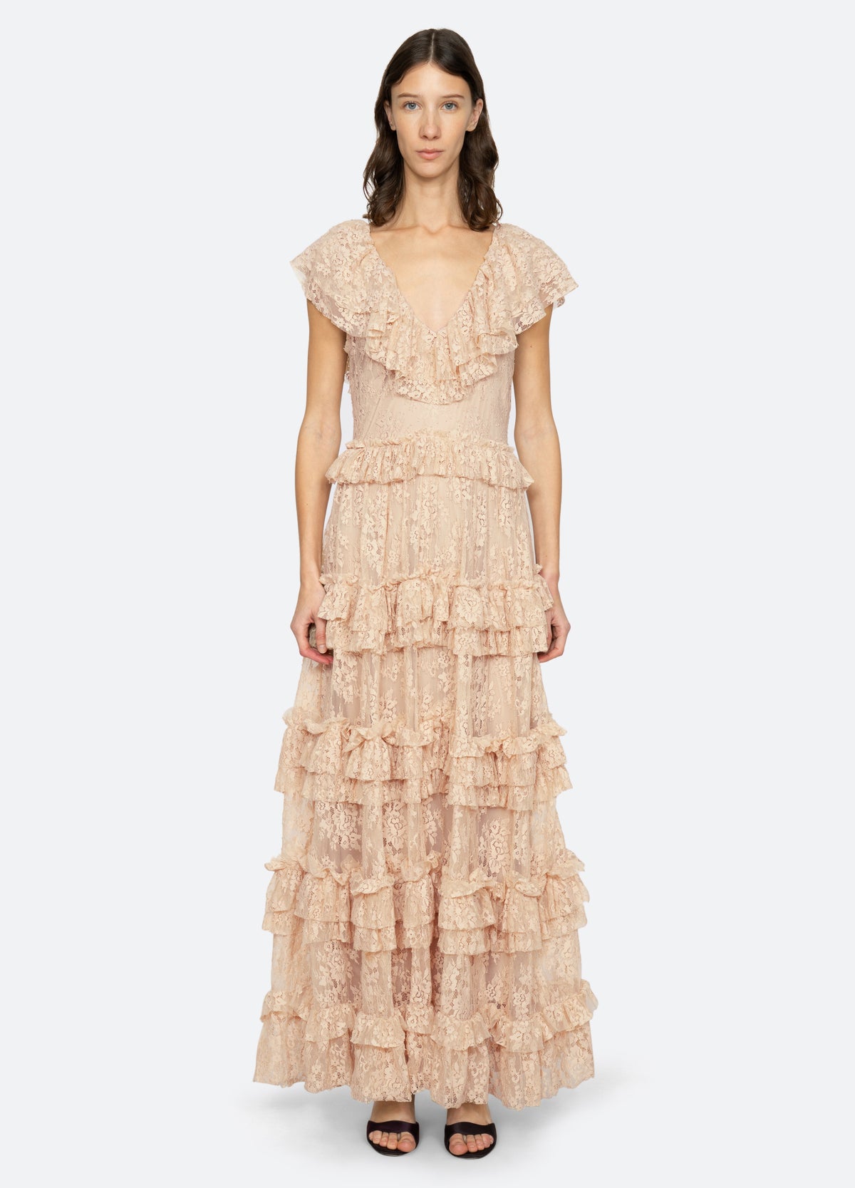 khaki-sharleen dress-front view 2 - 16