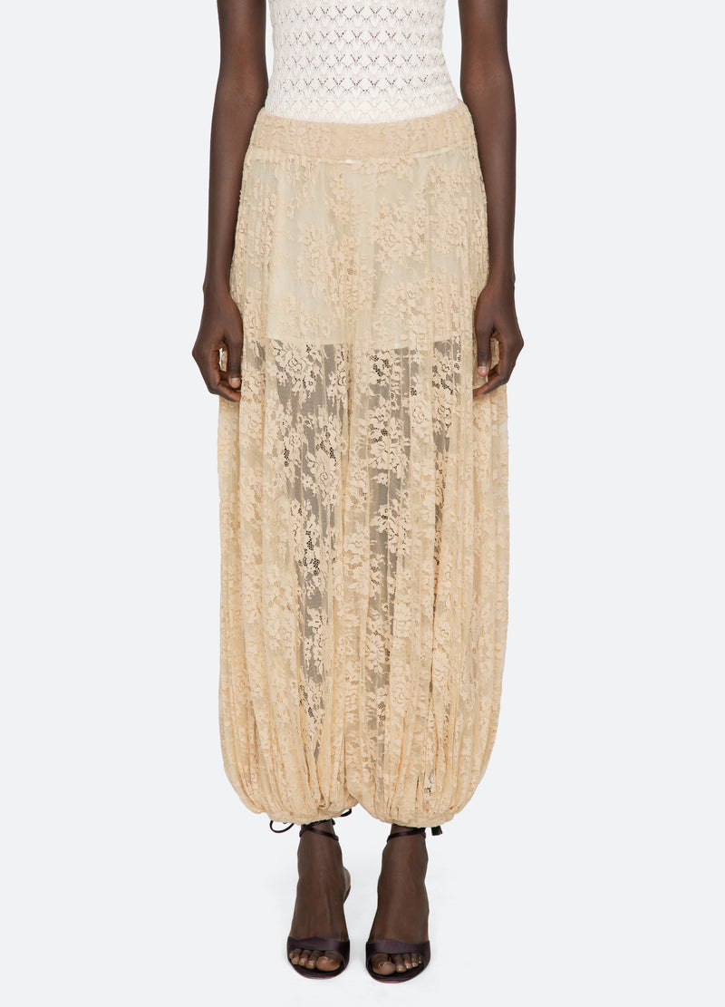 khaki-sharleen pants-front view - 2