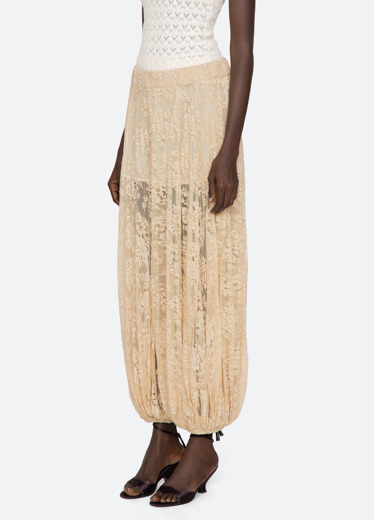 khaki-sharleen pants-three quarter view - 5