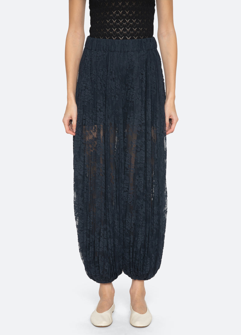 navy-sharleen pants-front view - 8