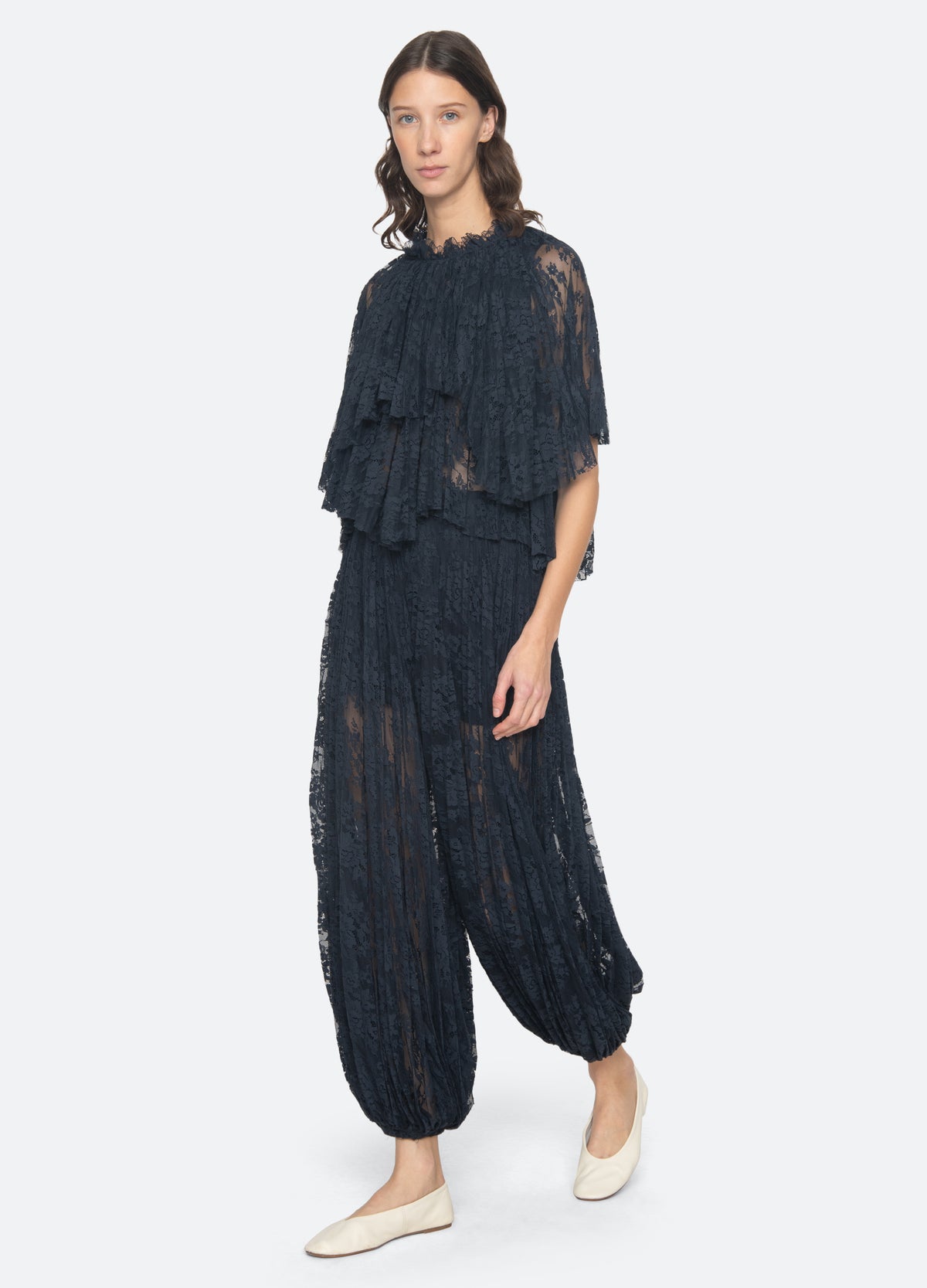 navy-sharleen pants-full body view - 9
