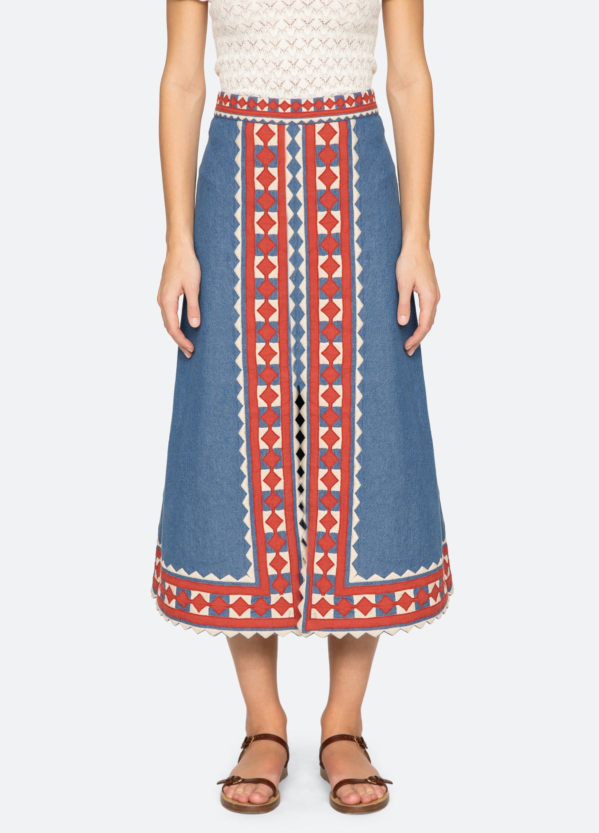 multi-stina skirt-front view