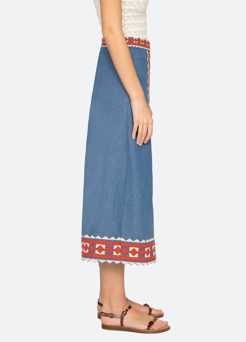 multi-stina skirt-side view - 4