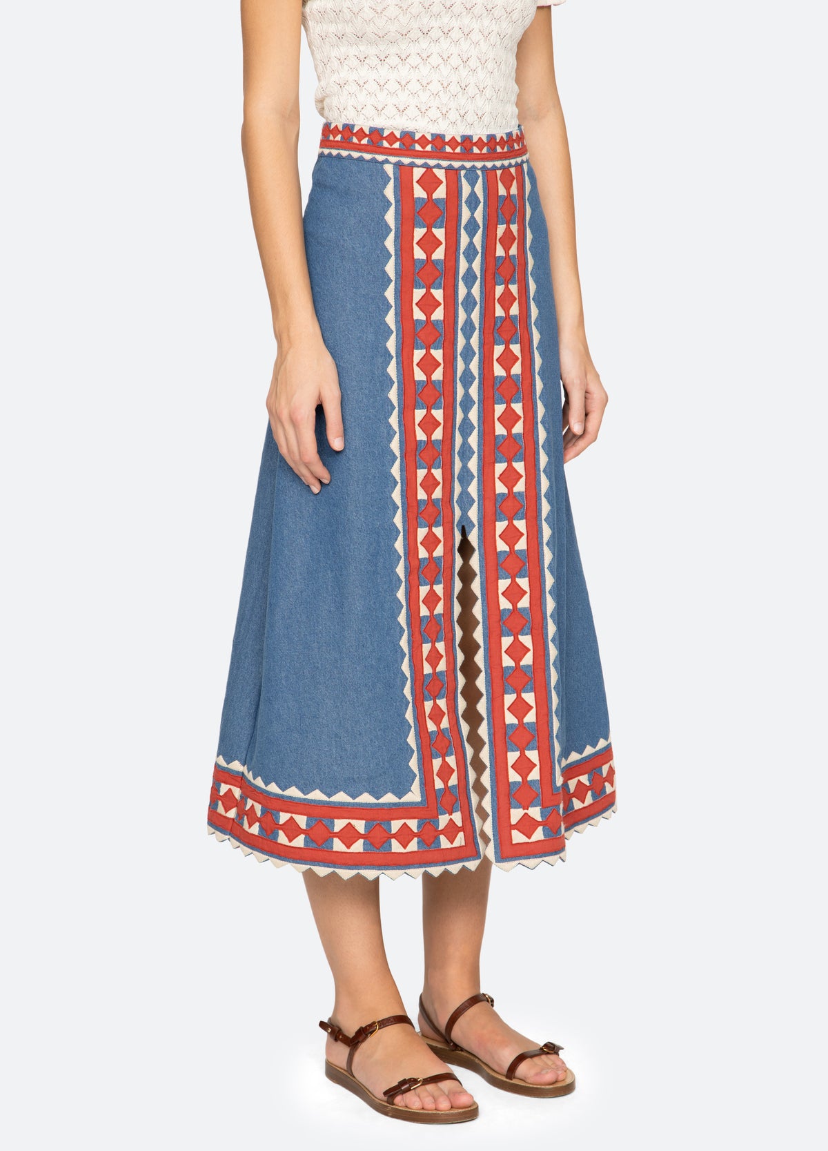 multi-stina skirt-three quarter view - 5