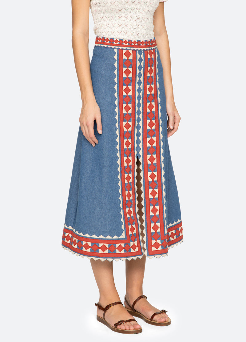 multi-stina skirt-three quarter view - 5