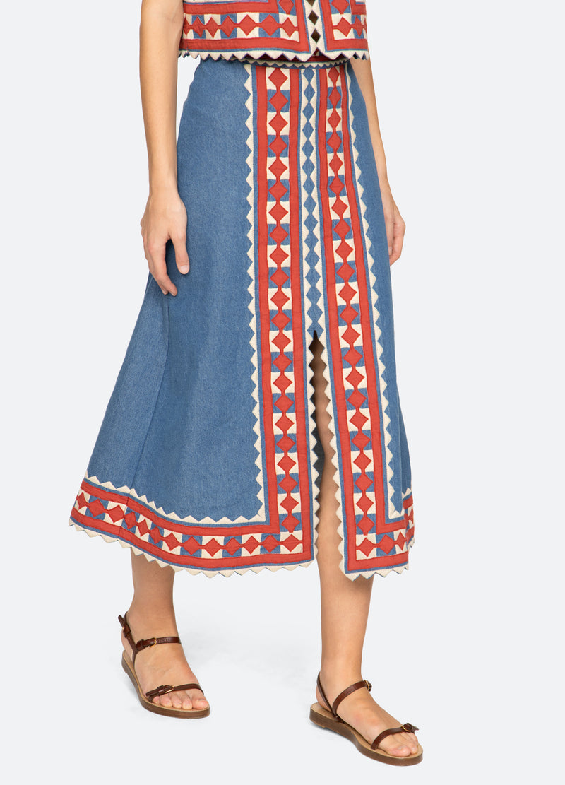 multi-stina skirt-walking view - 6