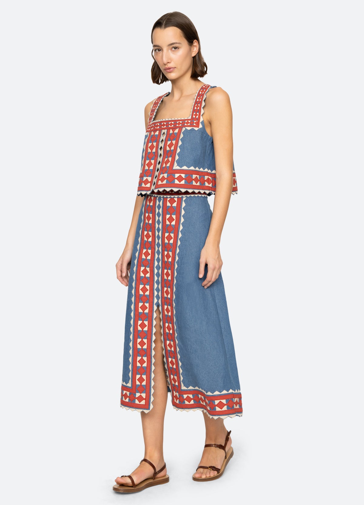 multi-stina skirt-full body view - 2