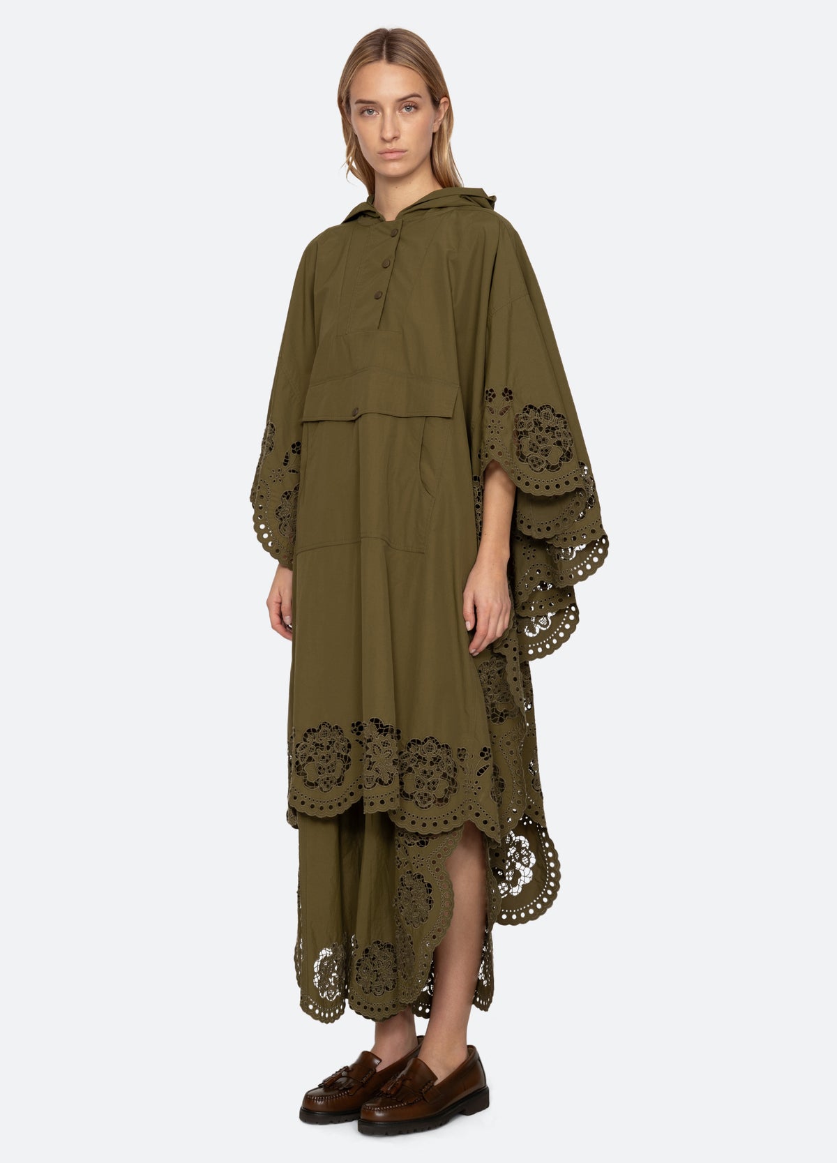 olive-vittoria anorak-three quarter view - 5