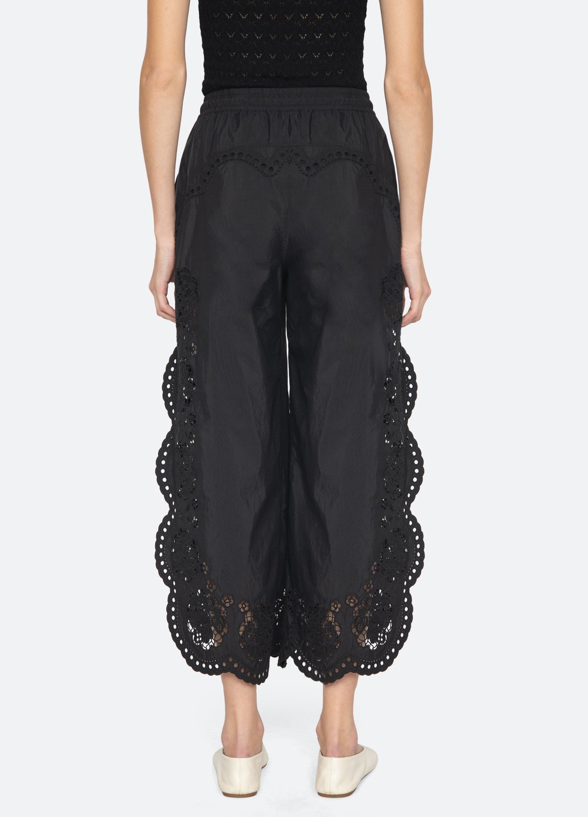 black-vittoria pants-back view - 3