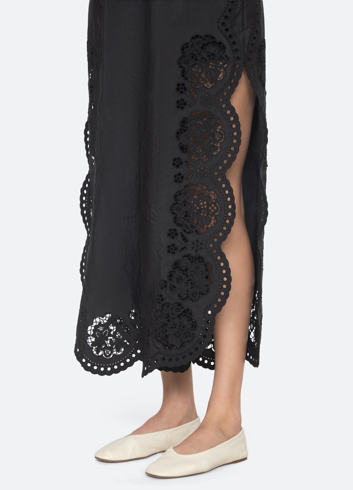 black-vittoria pants-detail view - 7