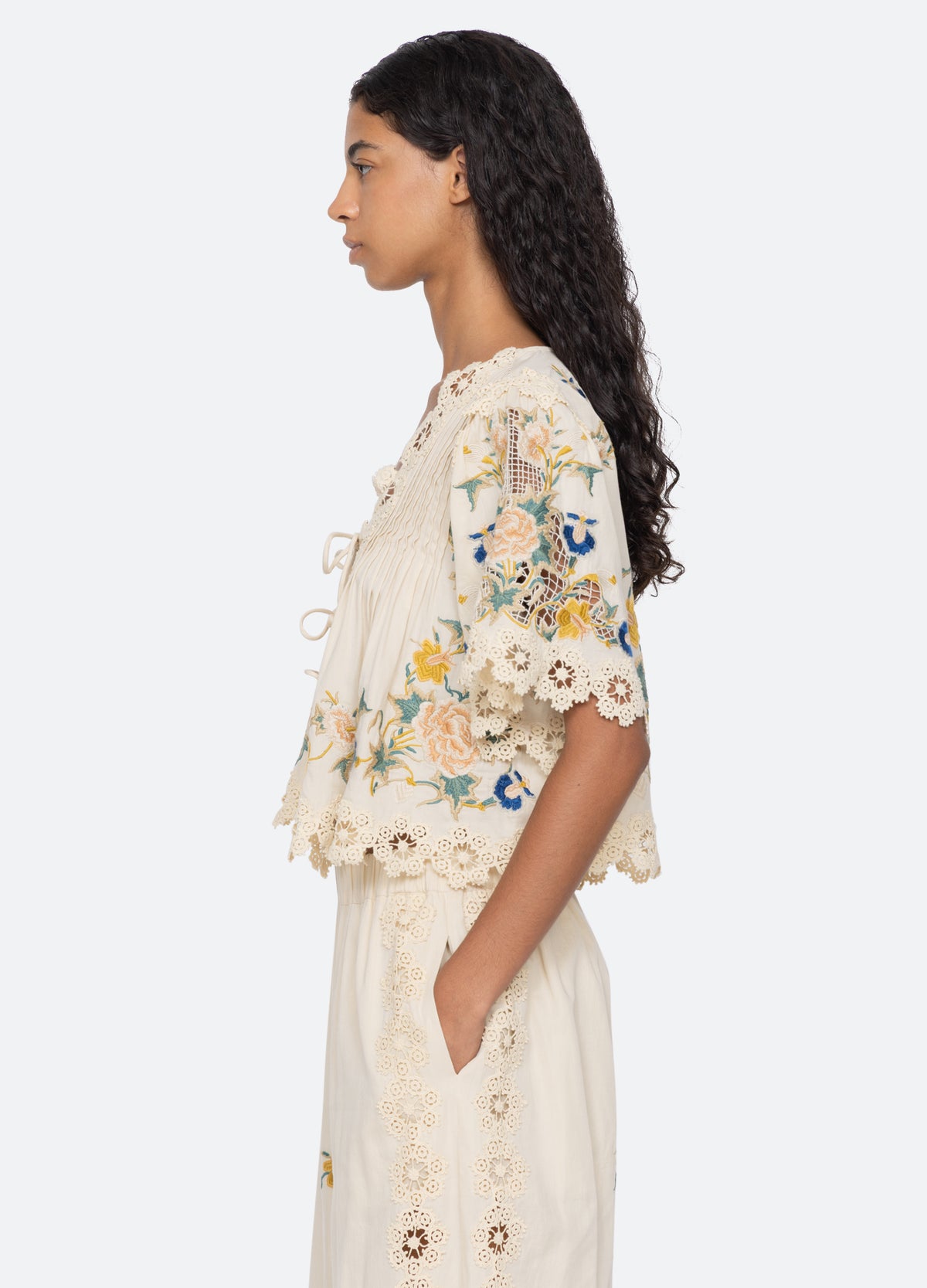 cream-adonna s/s top-side view - 5