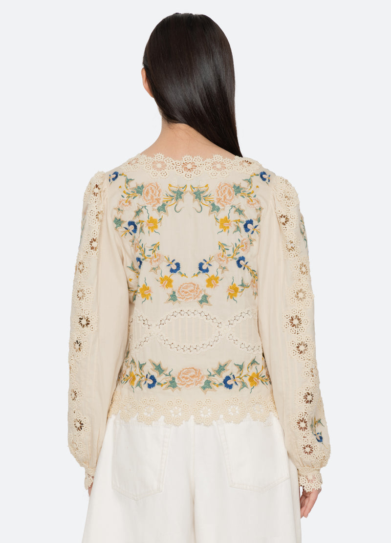 cream-adonna l/s top-back view - 3
