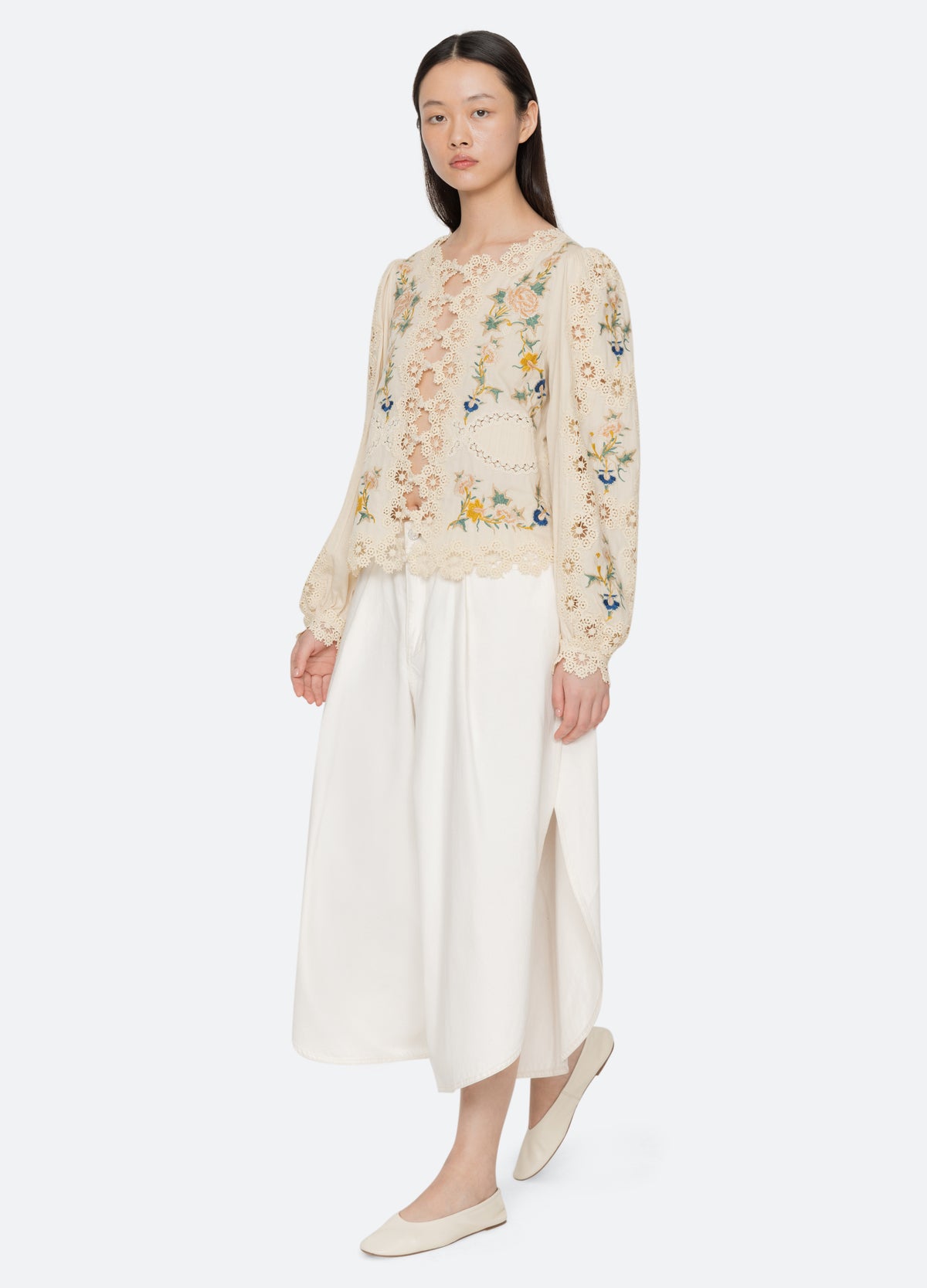 cream-adonna l/s top-full body view - 8