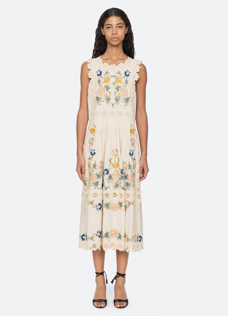 cream-adonna dress-front view 2 - 6