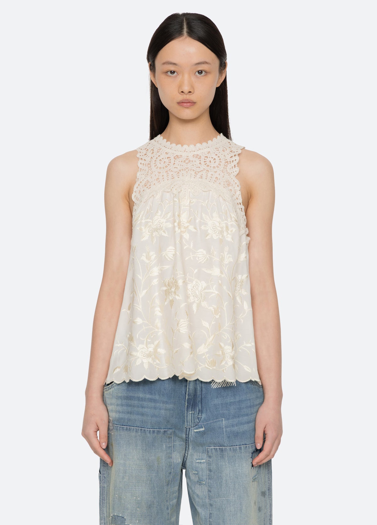 cream-alina tank-front view 2 - 5