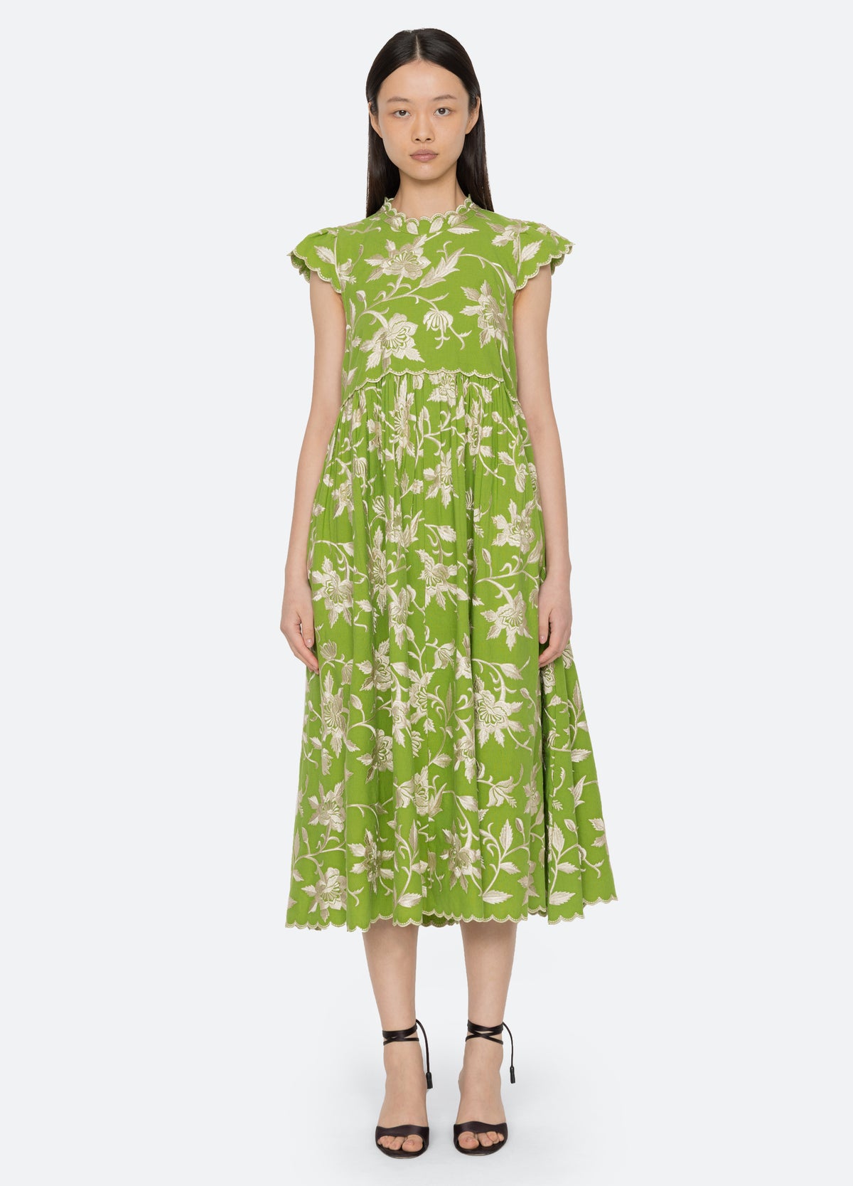 green-alina dress-front view 2 - 11