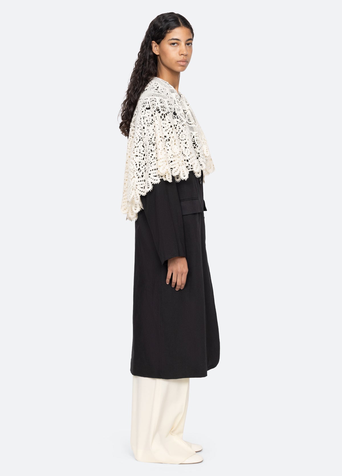 black-alina coat-side view - 4