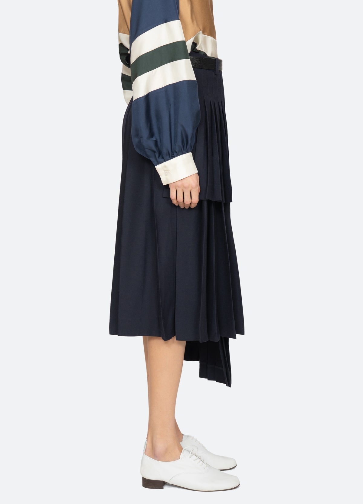navy-taliyah skirt-side view - 4