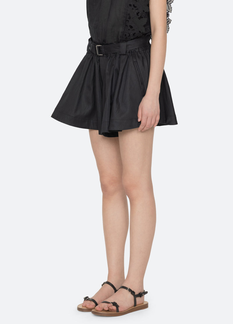 black-angelina short-three quarter view - 12