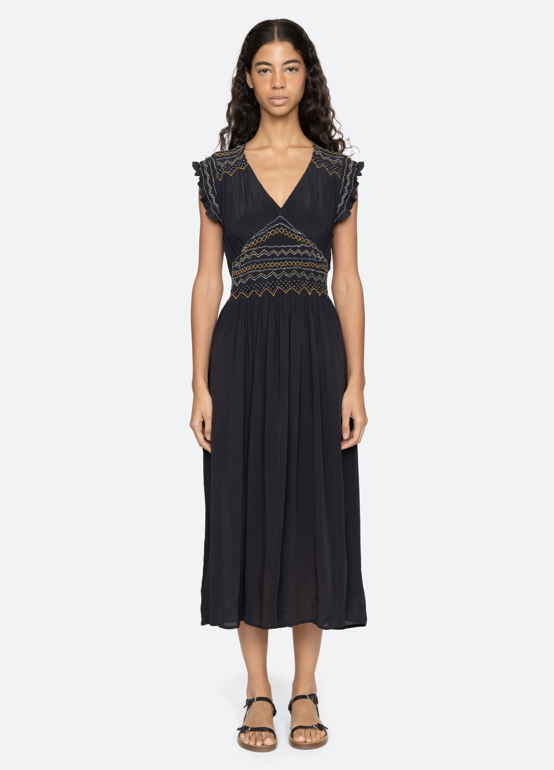Anthonia Dress – Sea, New York
