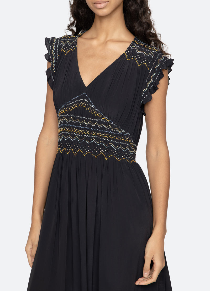 navy-anthonia dress-detail view - 6