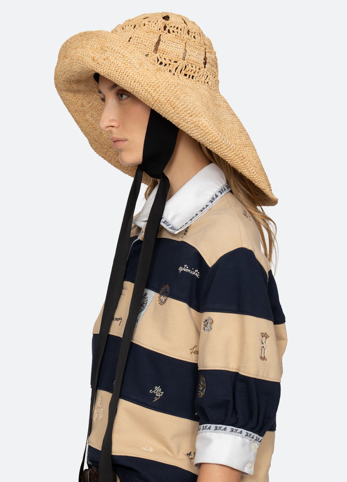 natural-blanche hat-side view 2 - 4