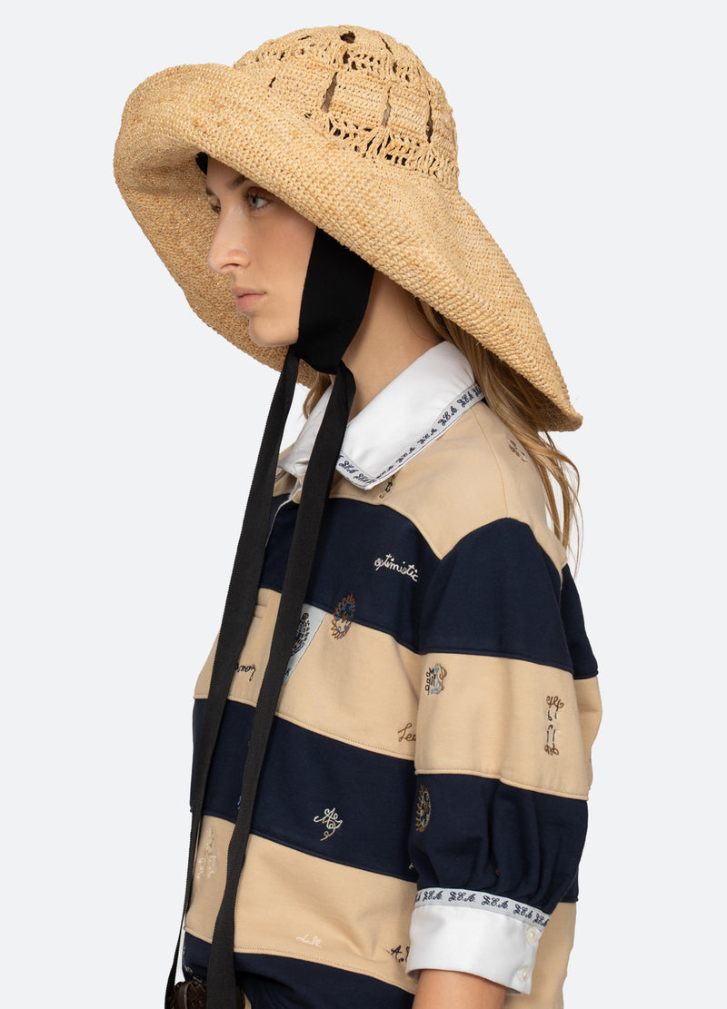 natural-blanche hat-side view 2 - 4
