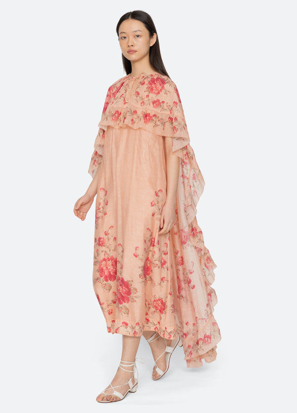 sea new york dress Viera Print Midi 88% Cotton Rubina Midi Dress