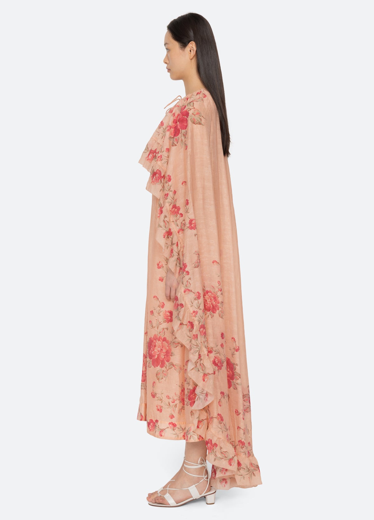 pink-christina dress-side view - 5