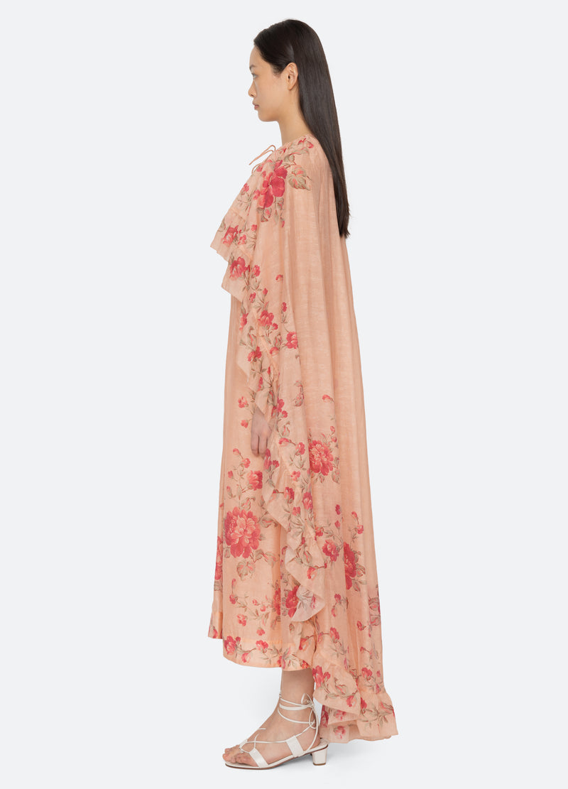 pink-christina dress-side view - 5