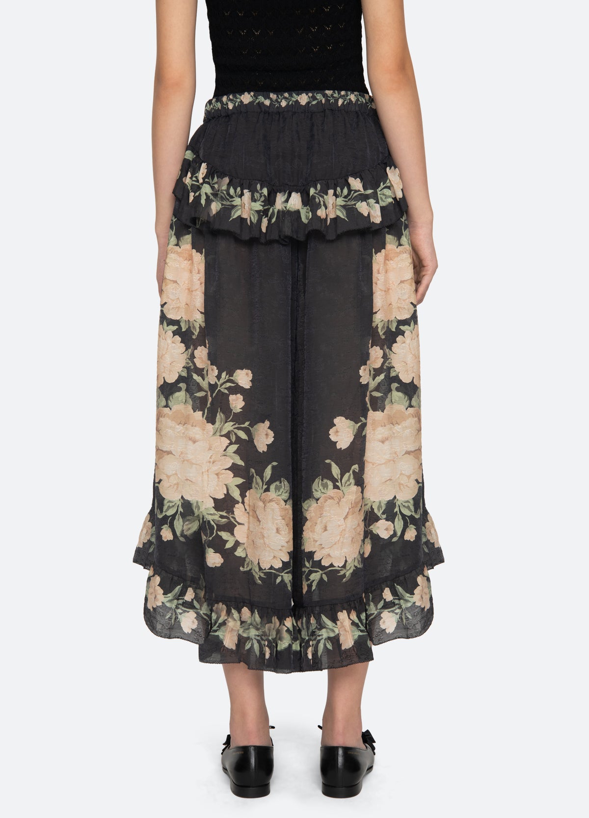 black-christina pants-back view - 5